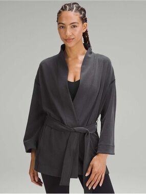 Lululemon Ribbed Softstreme Belted Wrap